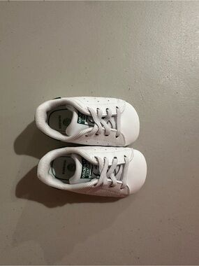 Adidas Kids White Classic Leather Sneakers 0-3 M